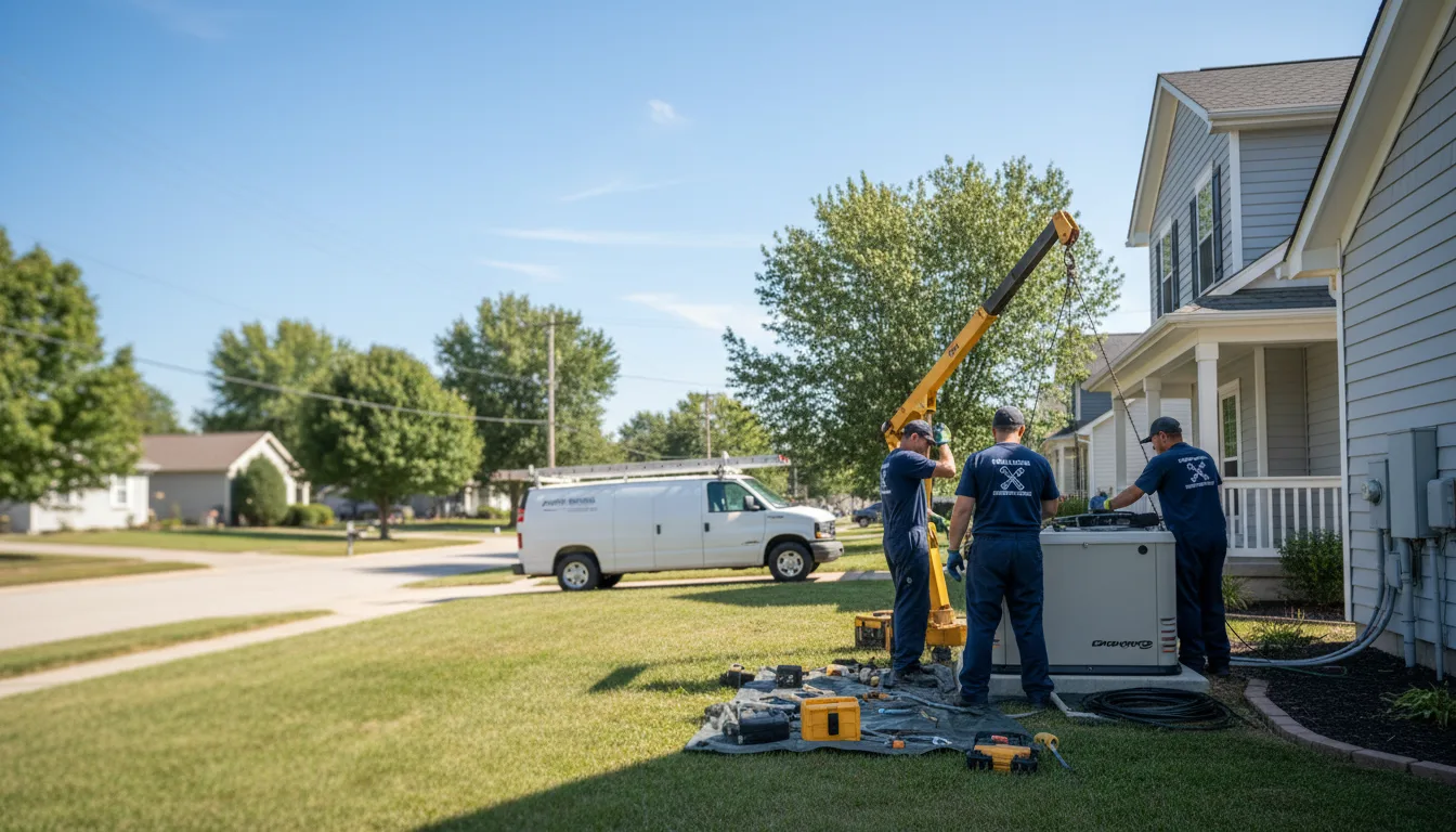 Generator Installation in South Roxana, IL near me